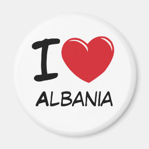 I Love Albania Magnet