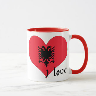 I Love Albania Mug