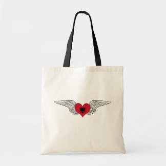 I Love Albania -wings Tote Bag