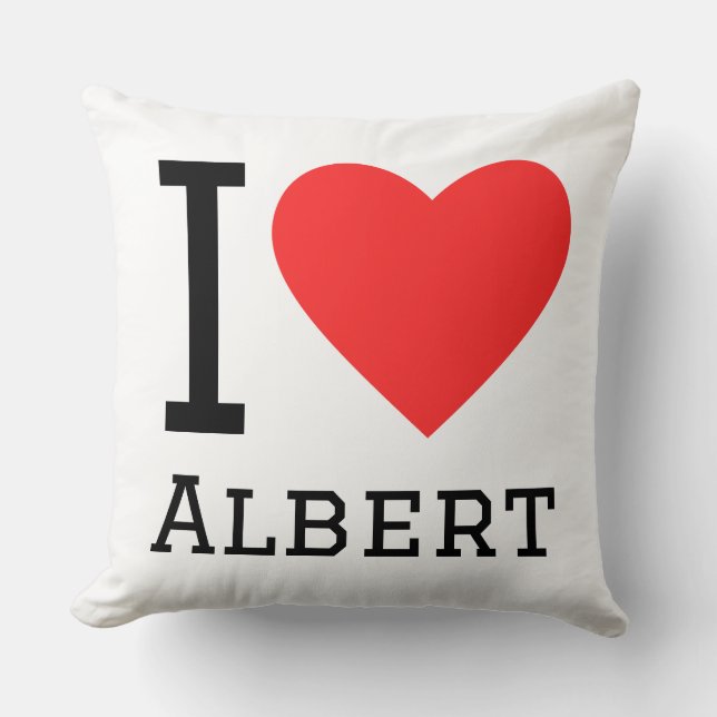 I love albert cushion (Front)