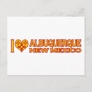 I Love Albuquerque, NM Postcard