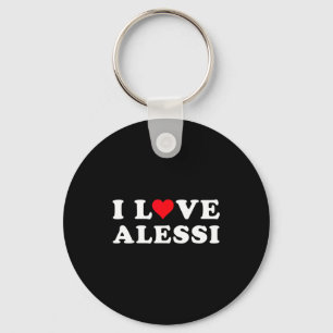 I Love Alessi Matching Girlfriend & Boyfriend Key Ring