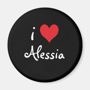 I Love Alessia Magnet