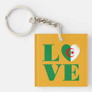 I love Algeria Key Ring