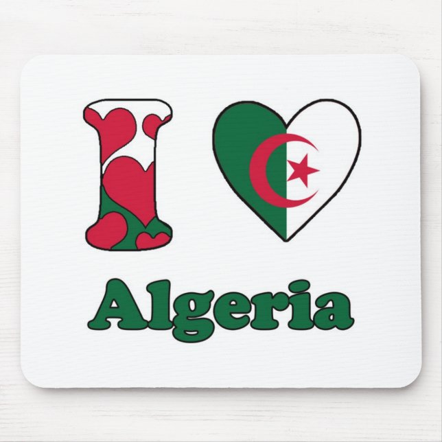 I love Algeria Mouse Pad (Front)