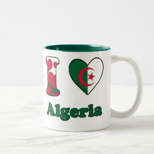 I love Algeria Two-Tone Coffee Mug