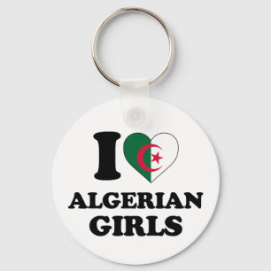 I love Algerian Girls Key Ring