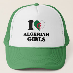 I love Algerian Girls Trucker Hat