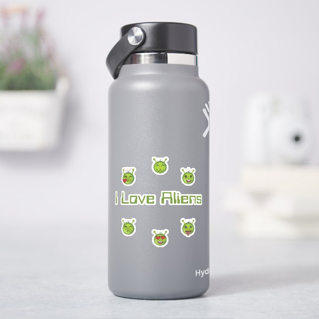 I Love Aliens (HydroFlask)