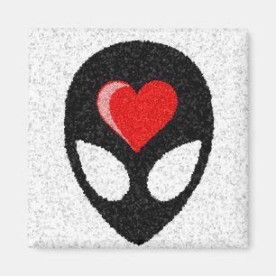 I LOVE aLiEnS! Magnet