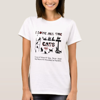 I Love All The CATS T-Shirt