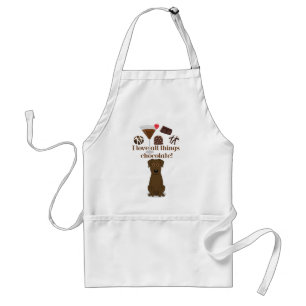 I love all things chocolate! Chocolate Humour Standard Apron