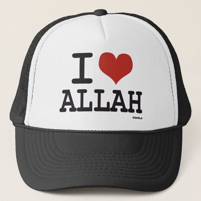 I love Allah Trucker Hat (Front)
