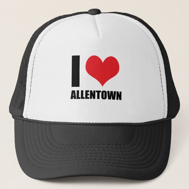 I love Allentown Trucker Hat (Front)