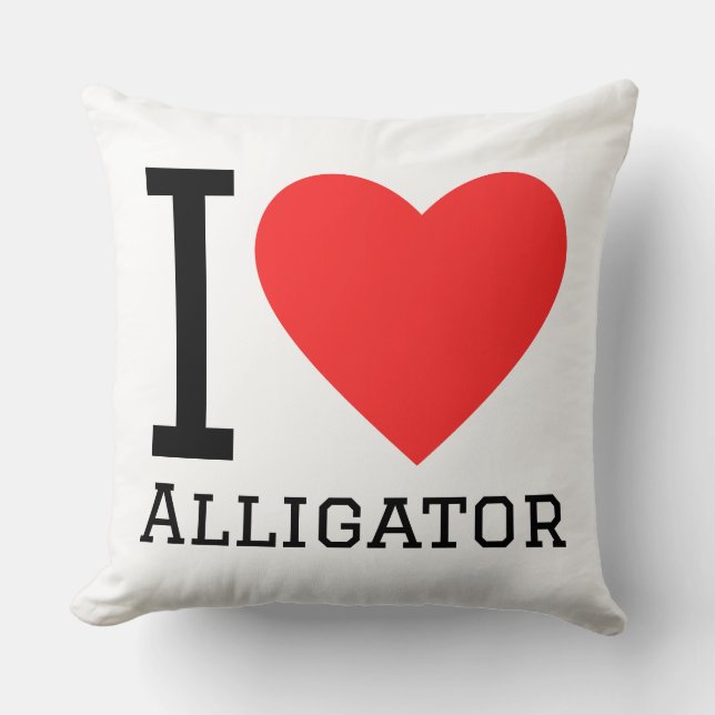 I love alligator  cushion (Front)
