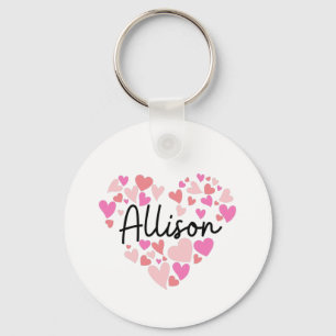 I love Allison Key Ring