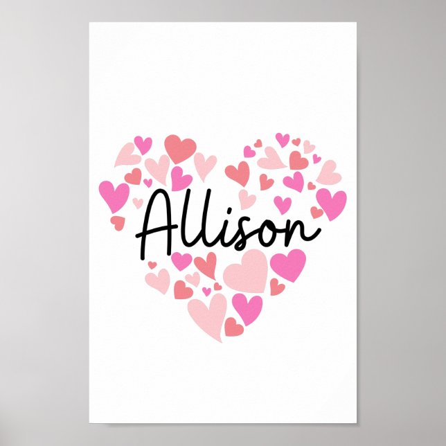 I love Allison Poster (Front)