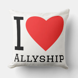 I love allyship cushion