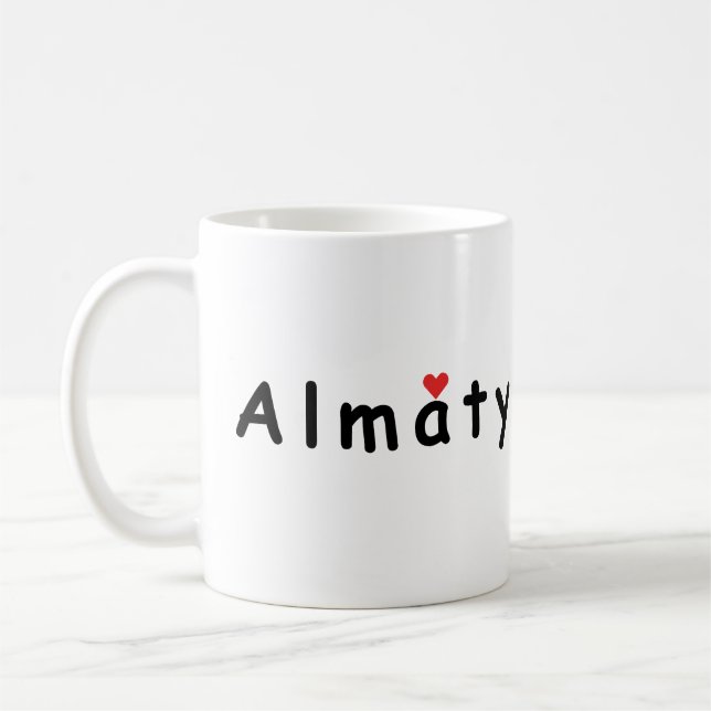 I love Almaty Coffee Mug (Left)