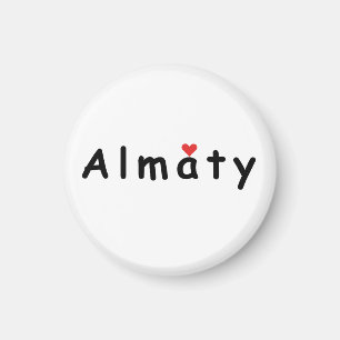 I love Almaty Magnet