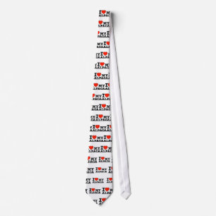 I Love alpaca Tie