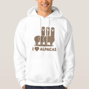 I Love Alpacas Hoodie