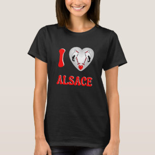 I Love Alsace Land of the Storks Tourism in Strasb T-Shirt