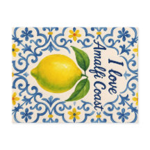 I Love Amalfi Coast – Calligraphic Postcard