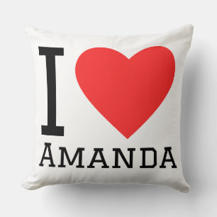I love Amanda  Cushion