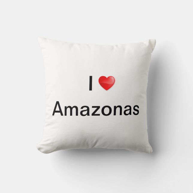 I love Amazonas Cushion (Front)