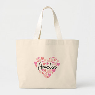 I love Amelia Large Tote Bag