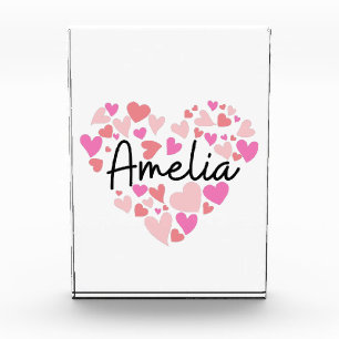 I love Amelia Photo Block