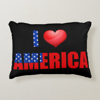 I Love America Decorative Cushion