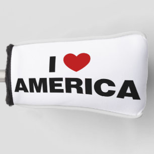 I Love America Golf Head Cover