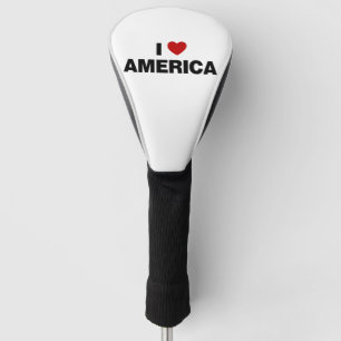 I Love America Golf Head Cover