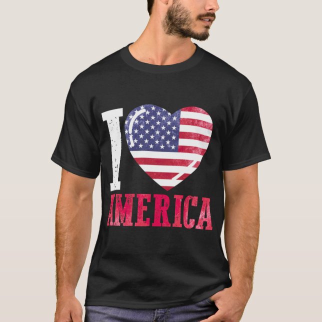 I Love America I love America T-Shirt (Front)
