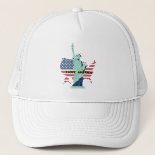 I Love America – Liberty & Pride T-Shirt Trucker Hat