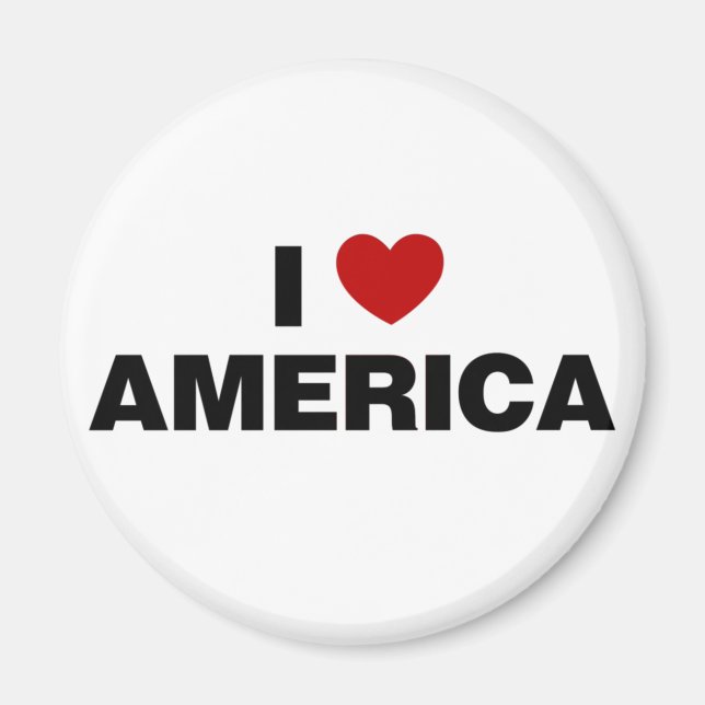 I Love America Magnet (Front)