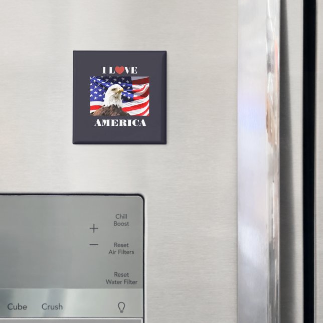 I Love America Magnet (In Situ (Fridge))