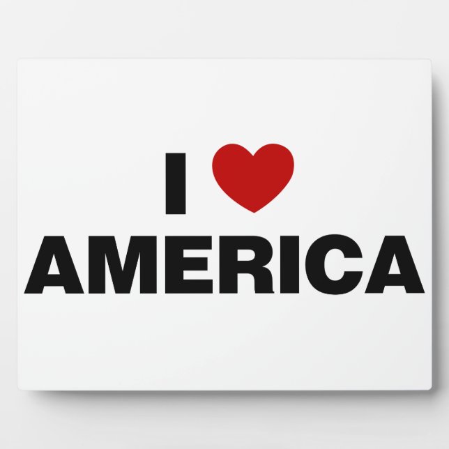 I Love America Plaque (Front)