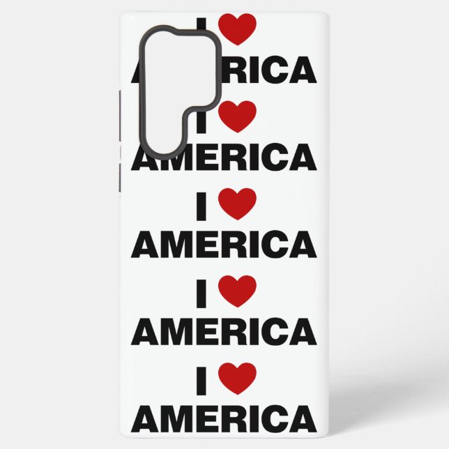 I Love America  Samsung Galaxy S22 Ultra Case (Back)