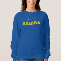 I Love America Sweatshirt For Women