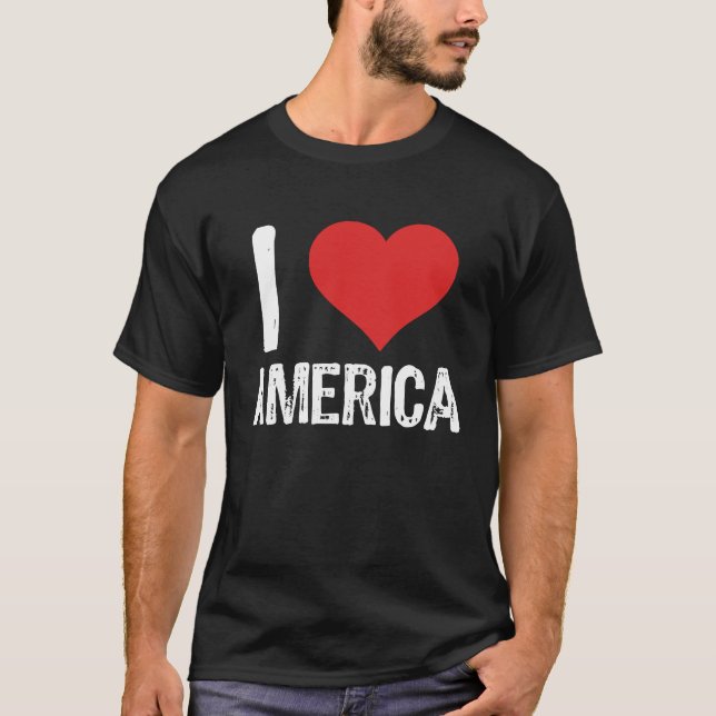 I Love America T-Shirt (Front)