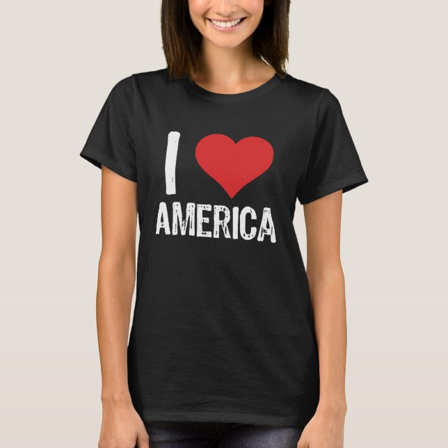 I Love America T-Shirt (Front)
