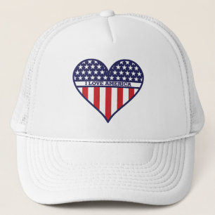 I Love America Trucker Hat