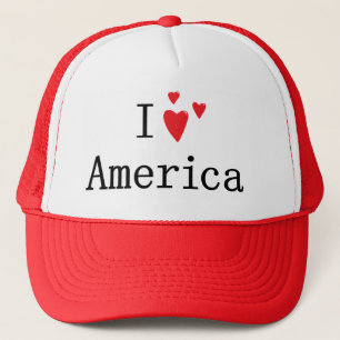 I Love America Trucker Hat