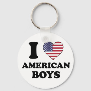 I love American boys Key Ring