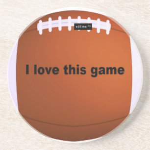 I love American footballs.png Coaster