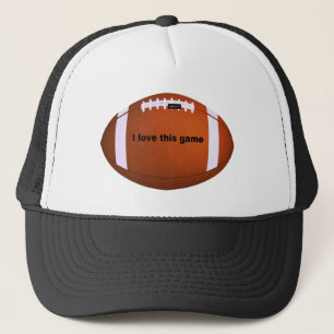 I love American footballs.png Trucker Hat