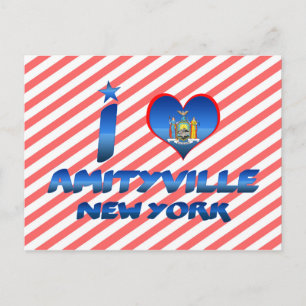I love Amityville, New York Postcard